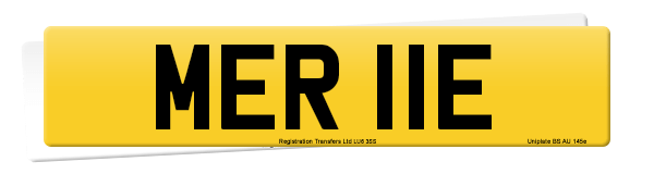 Registration number MER 11E